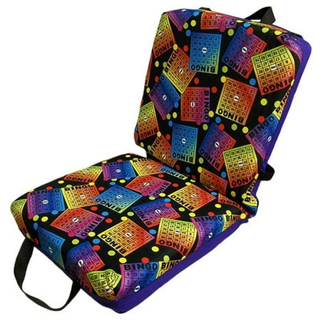 Bingo Card Purple Double Cushion